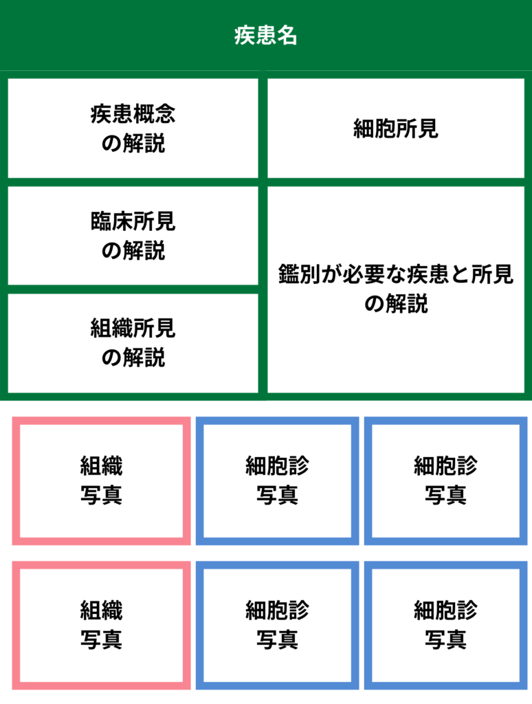細胞診鑑別アトラスのイメージ図
